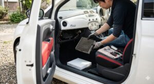 フィアット500エアコンフィルター交換完全ガイド｜費用・道具・手順