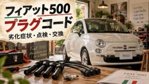 フィアット500のプラグコード劣化症状とは？エンジン不調の点検・選び方・交換手順